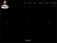 Tablet Screenshot of ninjamotel.com.br